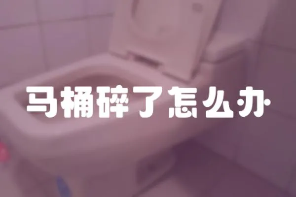 馬桶碎了怎么辦