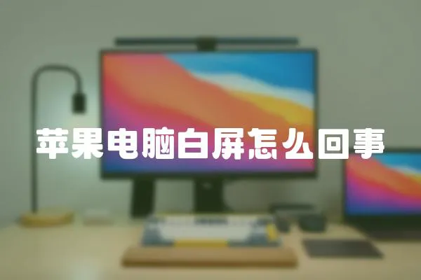 蘋果電腦白屏怎么回事