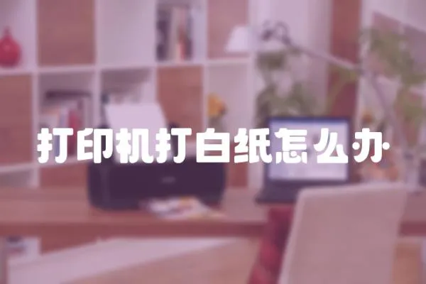 打印機(jī)打白紙?jiān)趺崔k