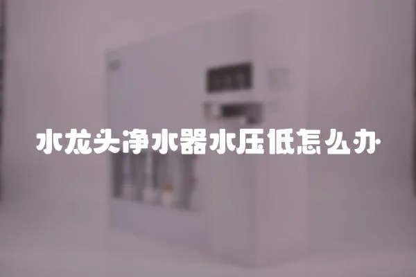 水龍頭凈水器水壓低怎么辦