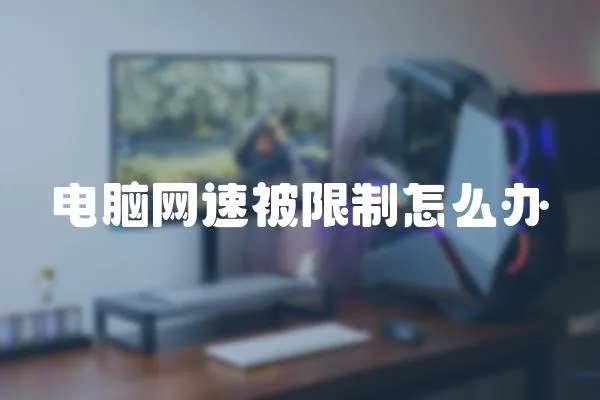 電腦網速被限制怎么辦