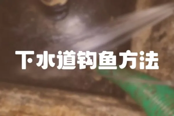 下水道鉤魚方法