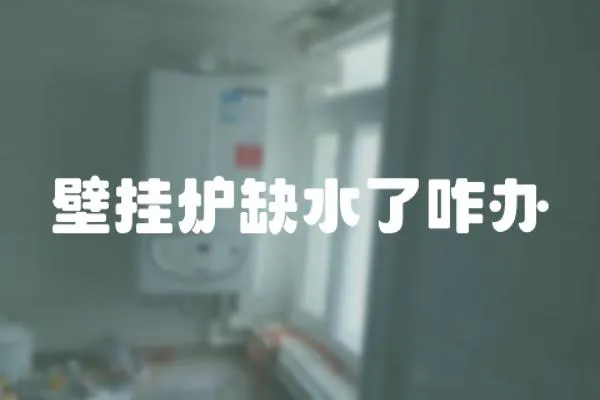 壁掛爐缺水了咋辦