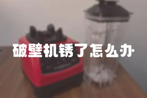 破壁機銹了怎么辦
