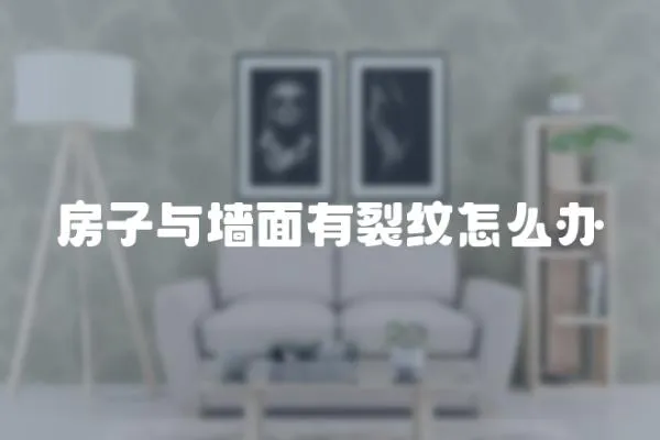 房子與墻面有裂紋怎么辦