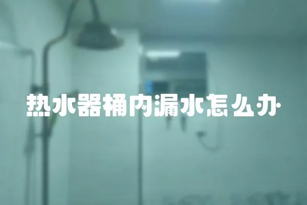 熱水器桶內漏水怎么辦