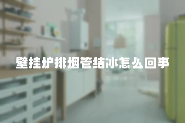 壁掛爐排煙管結冰怎么回事