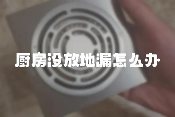 廚房沒放地漏怎么辦