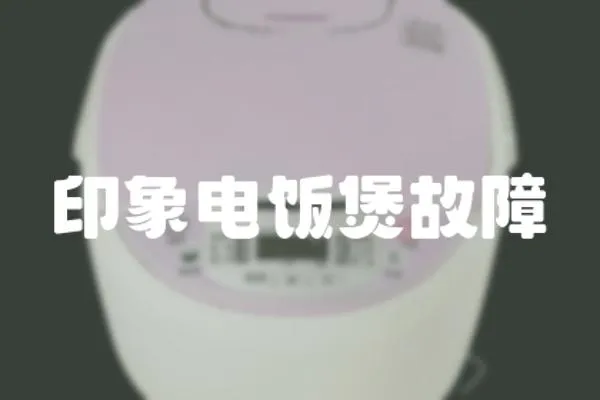 印象電飯煲故障