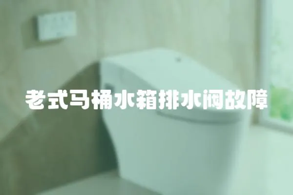 老式馬桶水箱排水閥故障