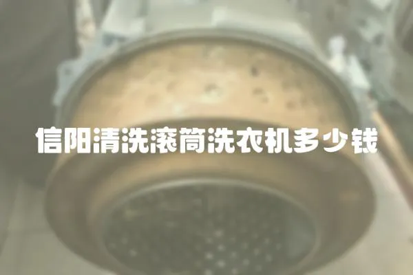 信陽清洗滾筒洗衣機多少錢