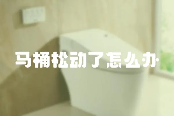 馬桶松動(dòng)了怎么辦