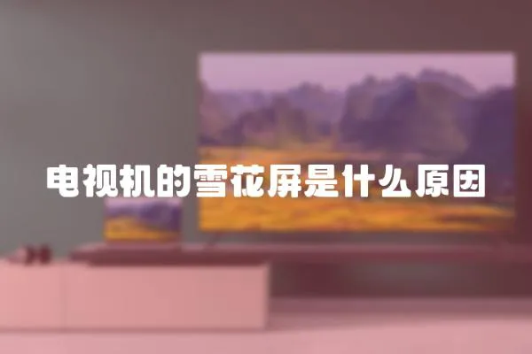 電視機的雪花屏是什么原因