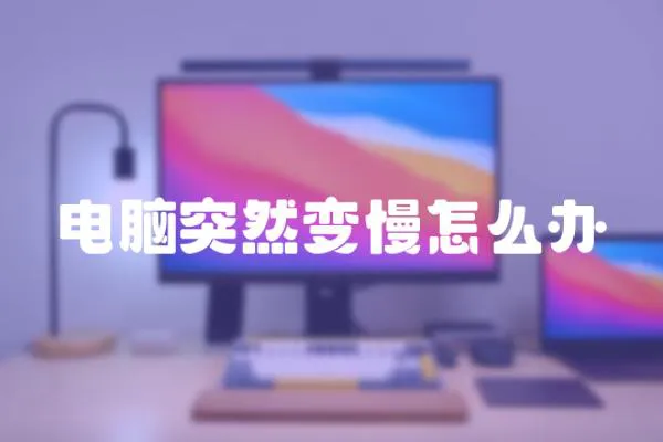 電腦突然變慢怎么辦