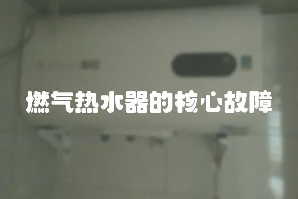 燃氣熱水器的核心故障