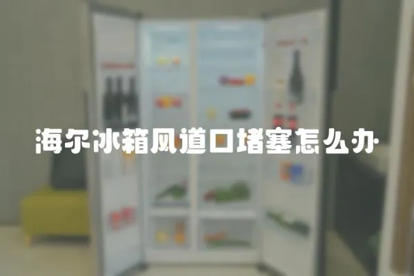 海爾冰箱風道口堵塞怎么辦