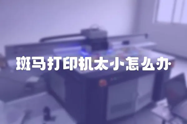 斑馬打印機太小怎么辦