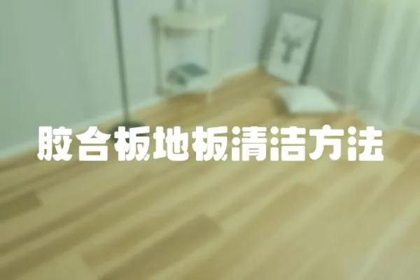 膠合板地板清潔方法