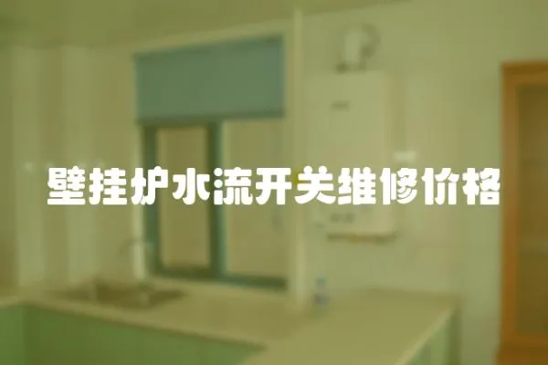 壁掛爐水流開關維修價格