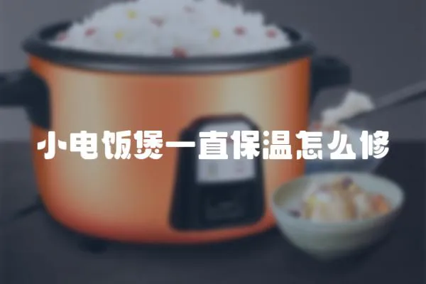 小電飯煲一直保溫怎么修