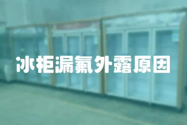 冰柜漏氟外露原因