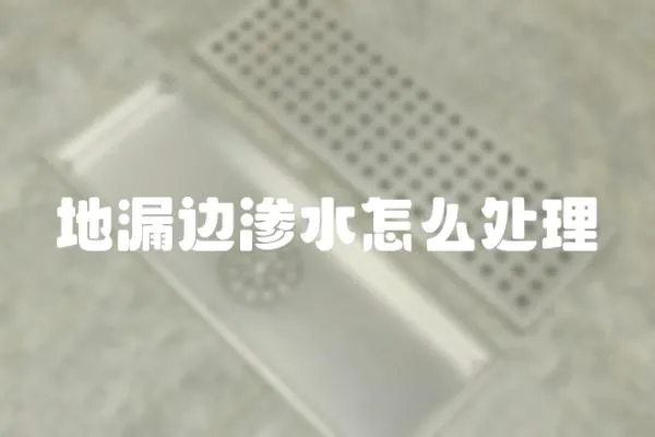 地漏邊滲水怎么處理