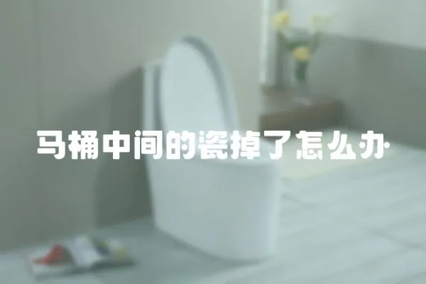 馬桶中間的瓷掉了怎么辦