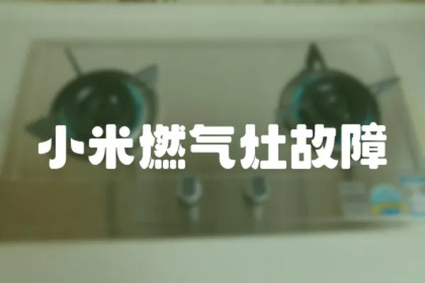 小米燃氣灶故障