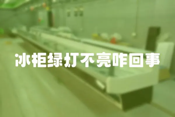 冰柜綠燈不亮咋回事