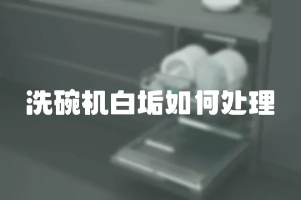 洗碗機白垢如何處理