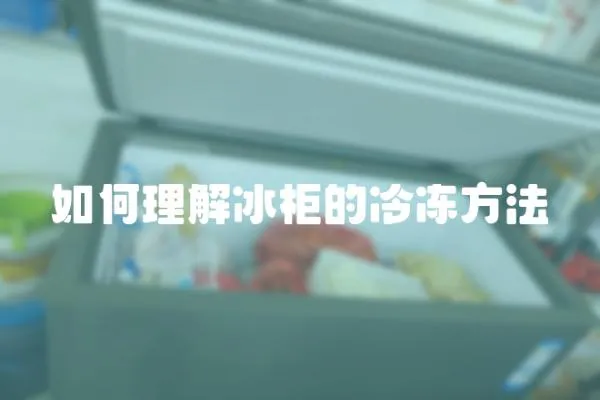如何理解冰柜的冷凍方法