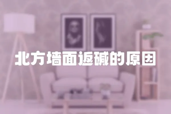 北方墻面返堿的原因