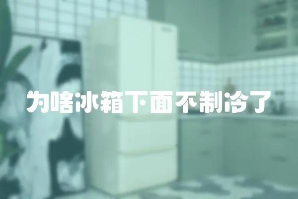 為啥冰箱下面不制冷了