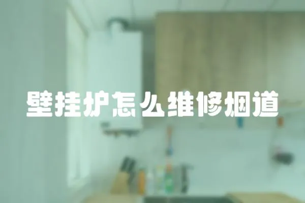 壁掛爐怎么維修煙道
