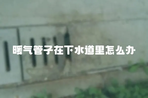 暖氣管子在下水道里怎么辦
