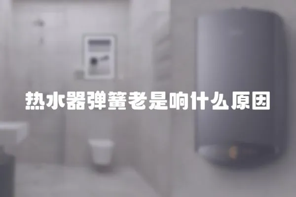 熱水器彈簧老是響什么原因
