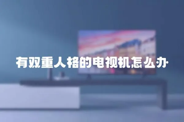 有雙重人格的電視機怎么辦