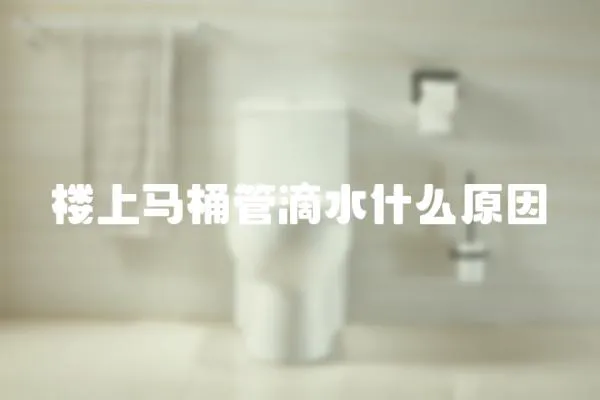 樓上馬桶管滴水什么原因