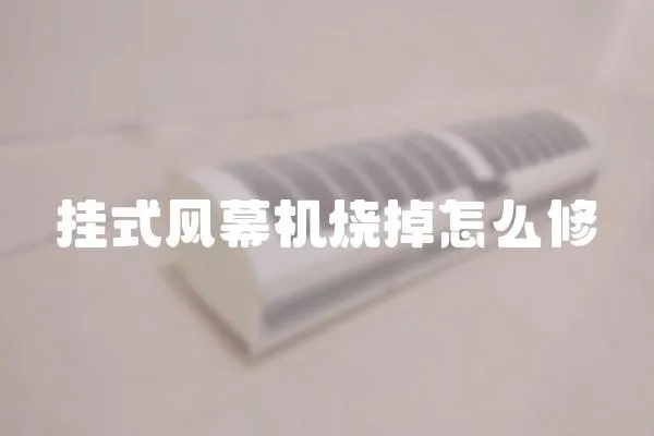 掛式風(fēng)幕機(jī)燒掉怎么修