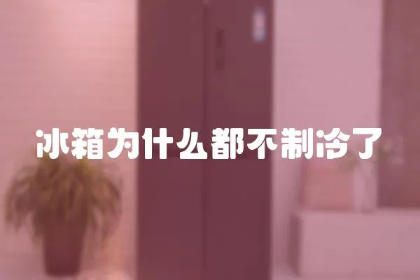 冰箱為什么都不制冷了