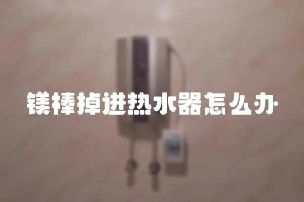 鎂棒掉進熱水器怎么辦