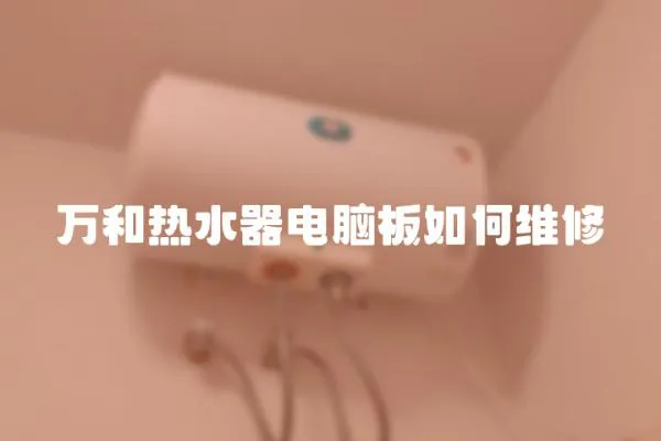 萬和熱水器電腦板如何維修