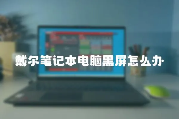 戴爾筆記本電腦黑屏怎么辦