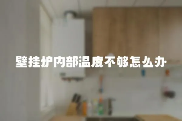 壁掛爐內部溫度不夠怎么辦