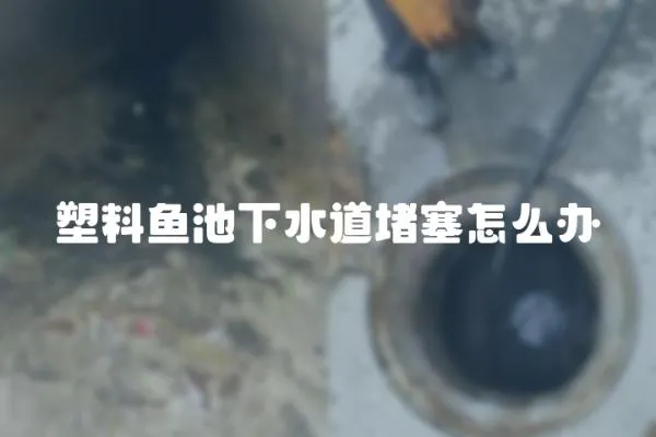 塑料魚池下水道堵塞怎么辦