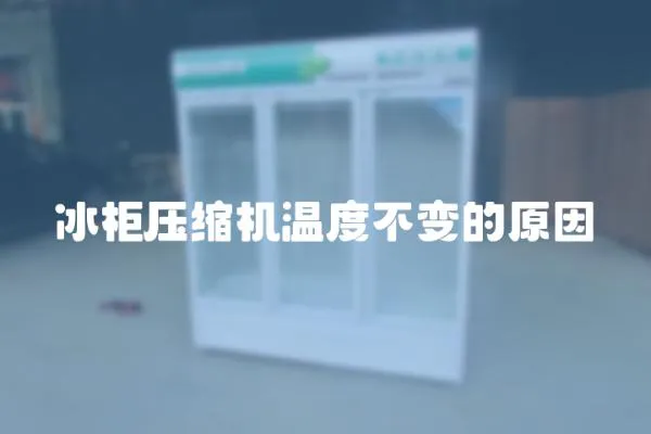 冰柜壓縮機溫度不變的原因