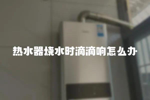 熱水器燒水時滴滴響怎么辦