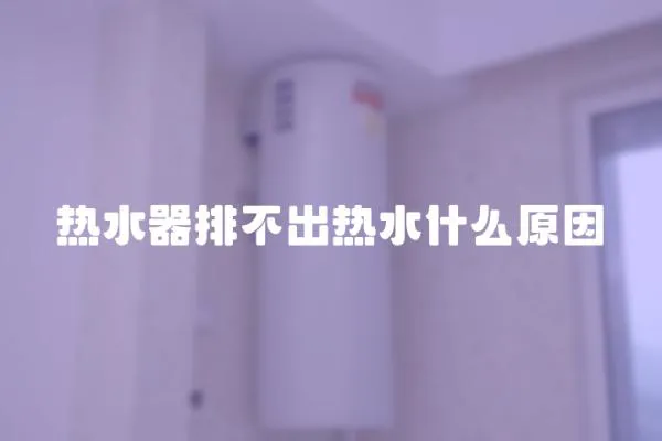 热水器排不出热水什么原因