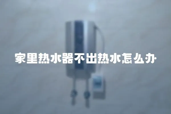 家里熱水器不出熱水怎么辦