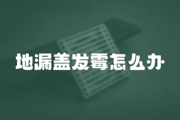 地漏蓋發(fā)霉怎么辦